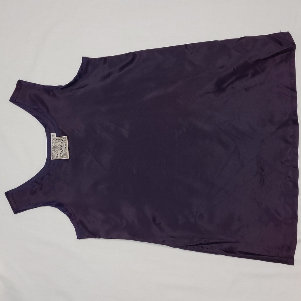 Monkey Wear Purple Iridescent Women's Tank Top/shell Whimsygoth Moody Junior 7